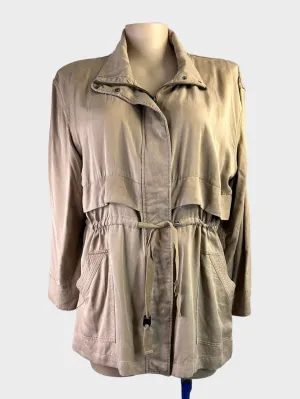 Sportscraft | coat | size 16 | zip front | 100% lyocell