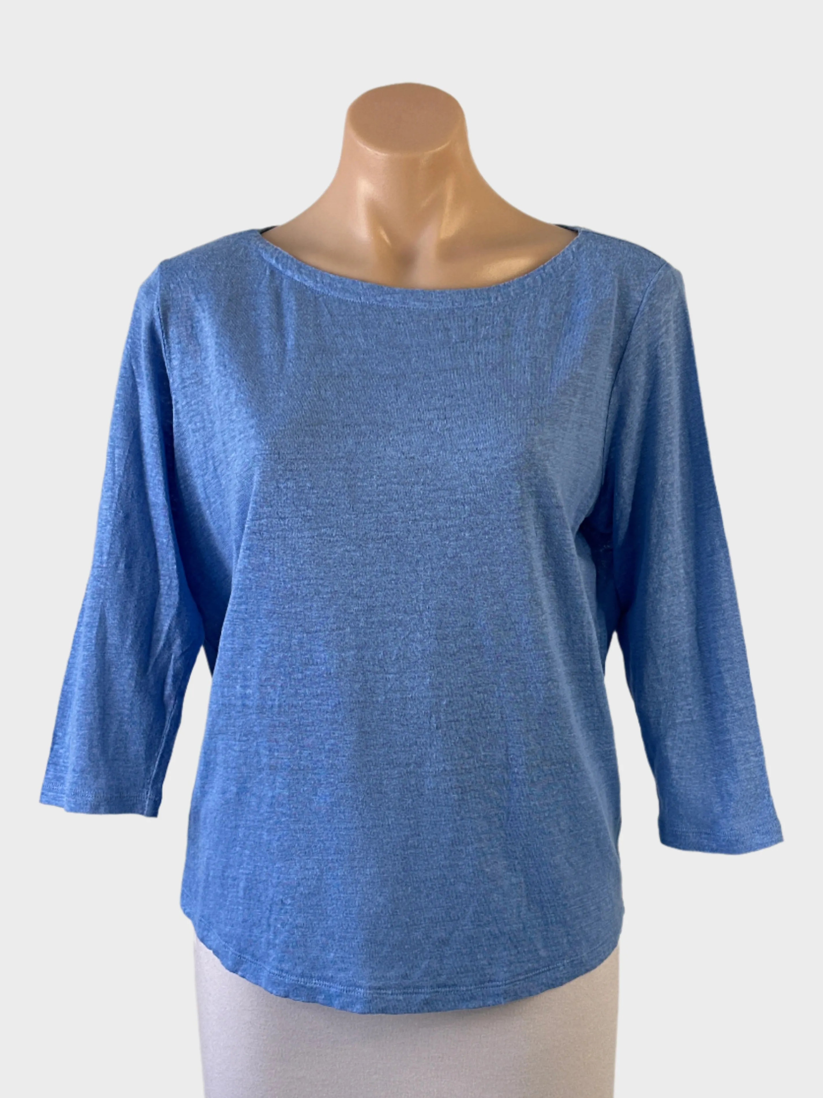 Sportscraft | top | size 10 | three quarter sleeve | 100% linen