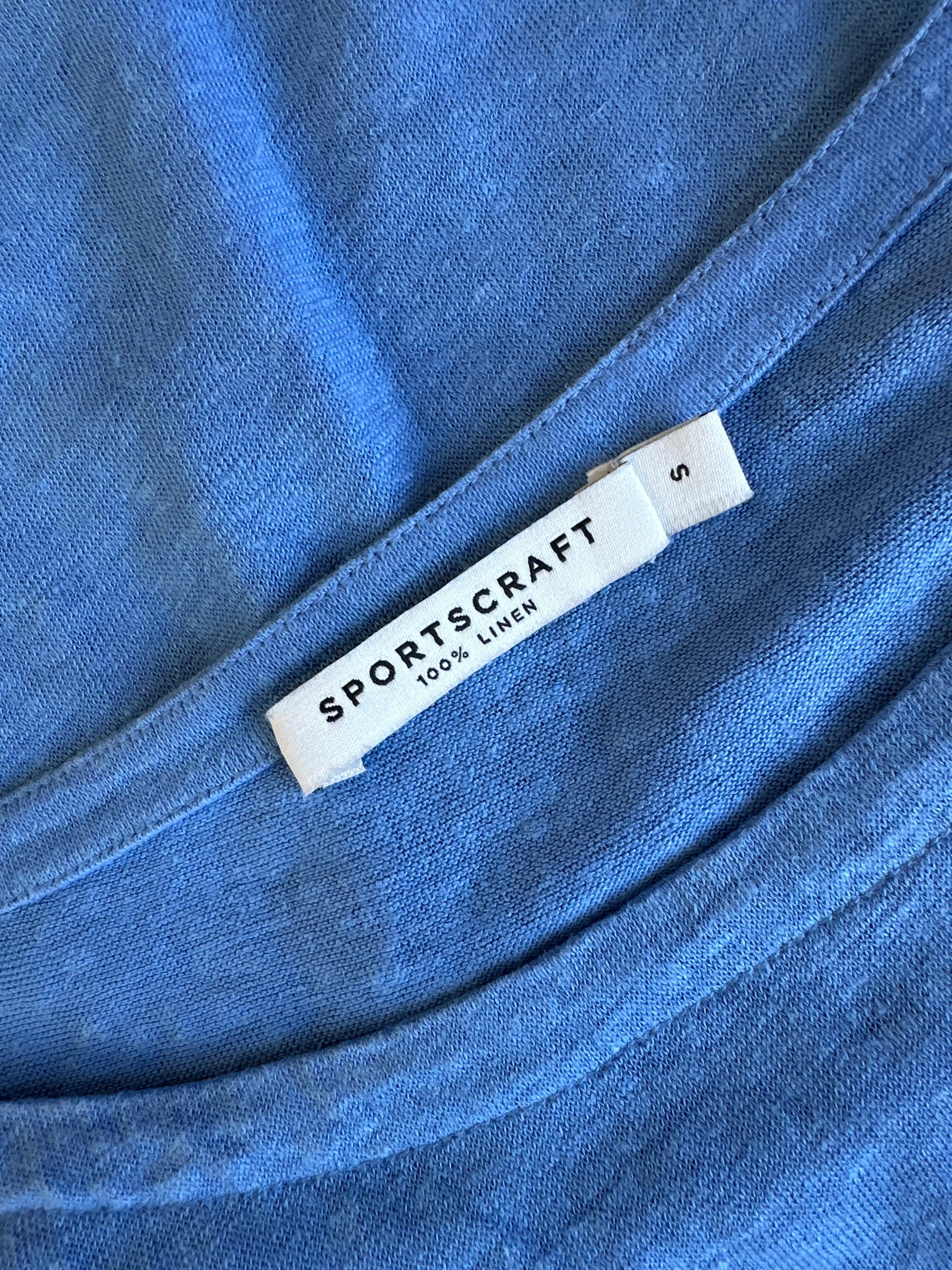 Sportscraft | top | size 10 | three quarter sleeve | 100% linen