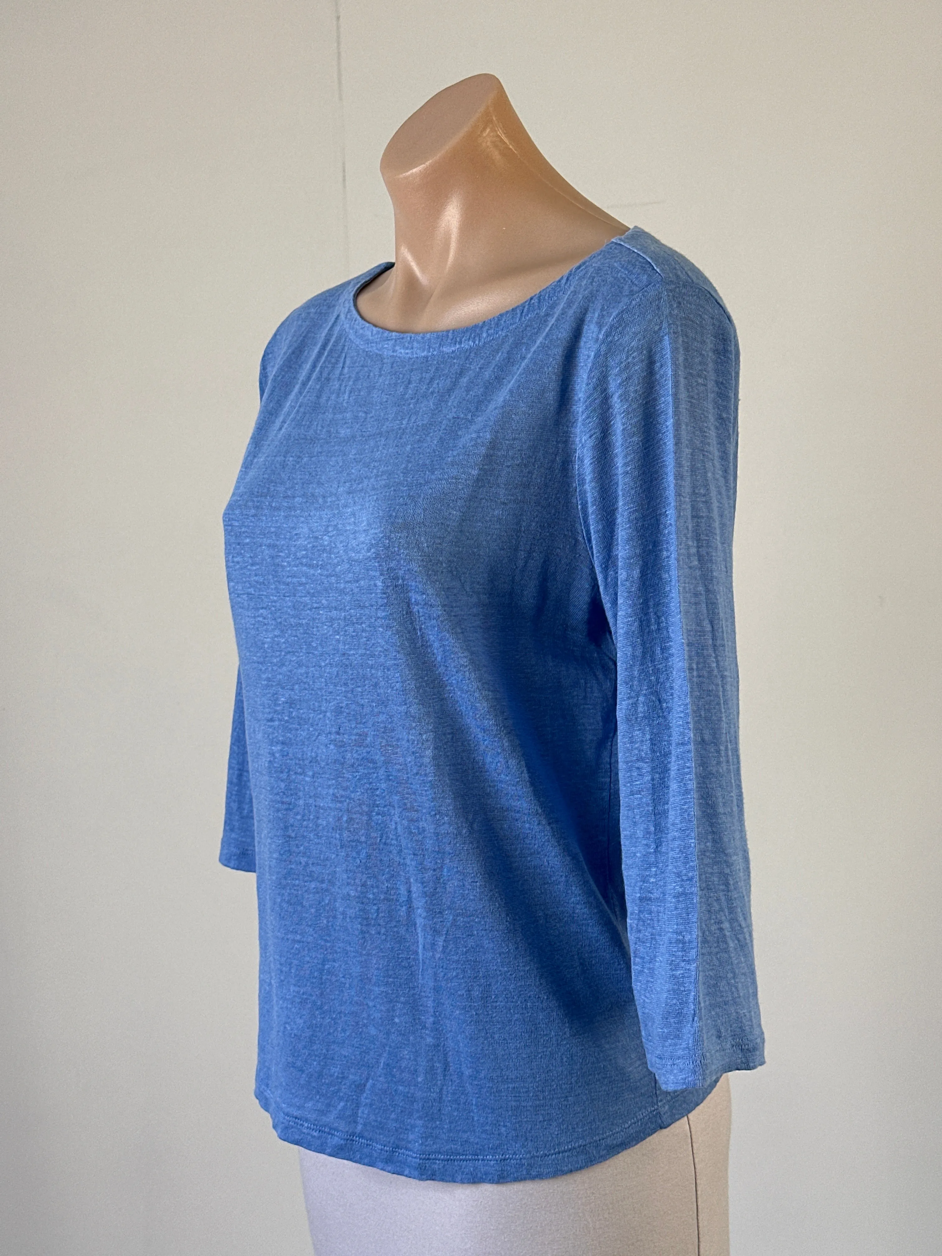 Sportscraft | top | size 10 | three quarter sleeve | 100% linen