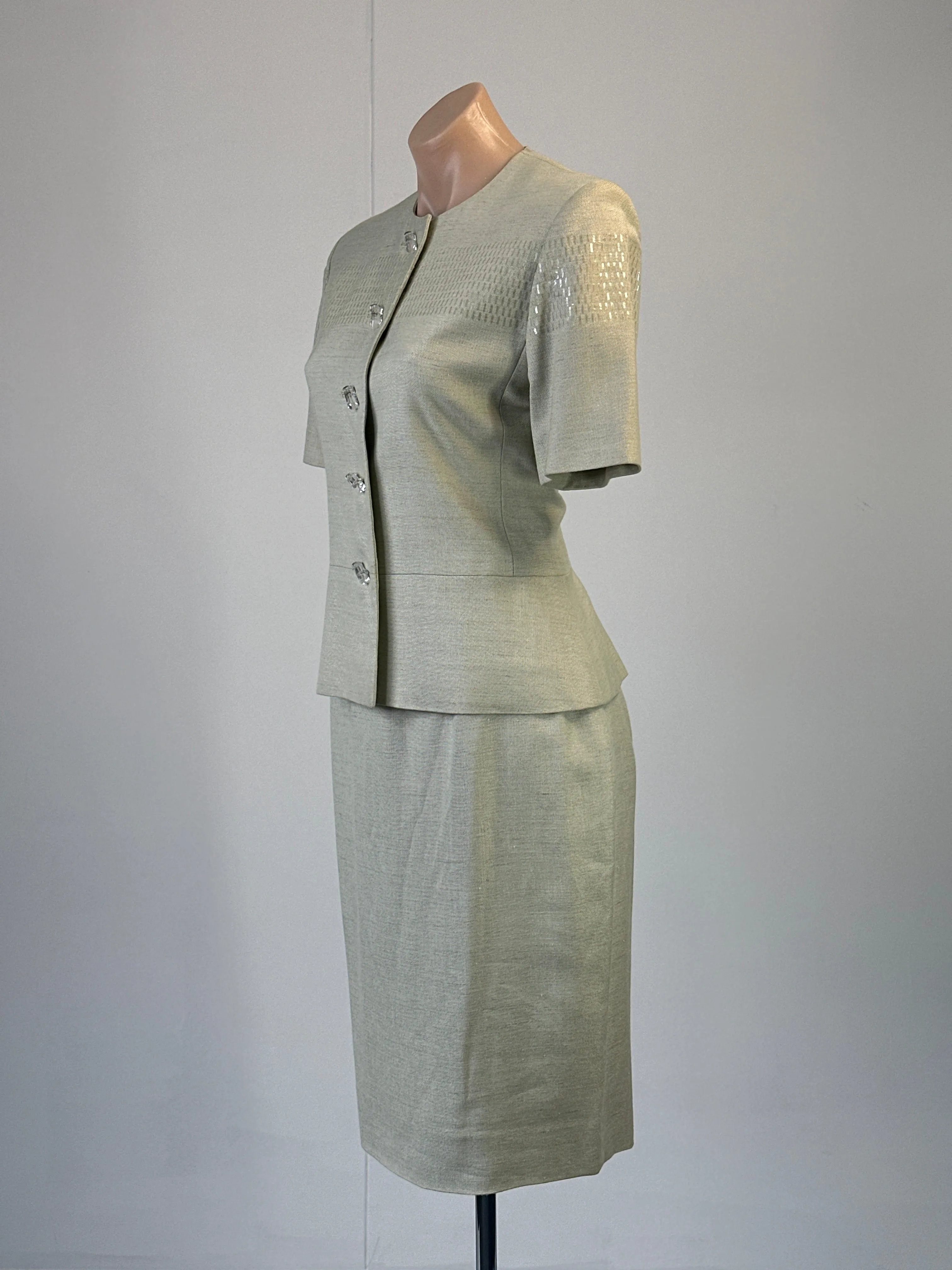 Stewart Parvin | LONDON | vintage 90's | skirt & jacket set | size 10 | knee length