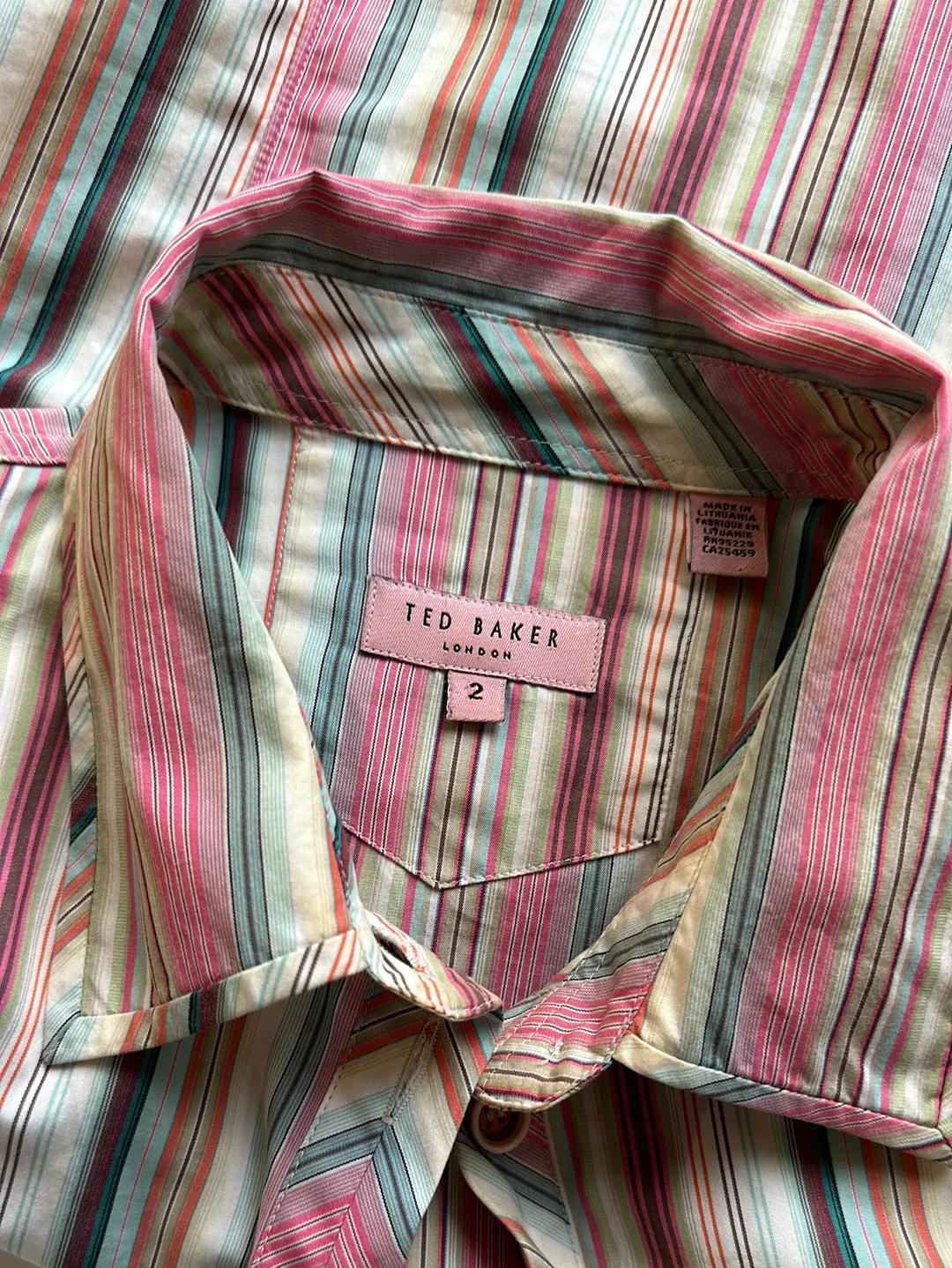 Ted Baker | London | shirt | size 8 | long sleeve | 100% cotton
