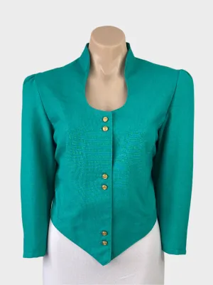 Trish Haines | vintage 80's | jacket | size 14 | single breasted