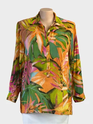 True Destinations | shirt | size 18 | long sleeve | 100% cotton