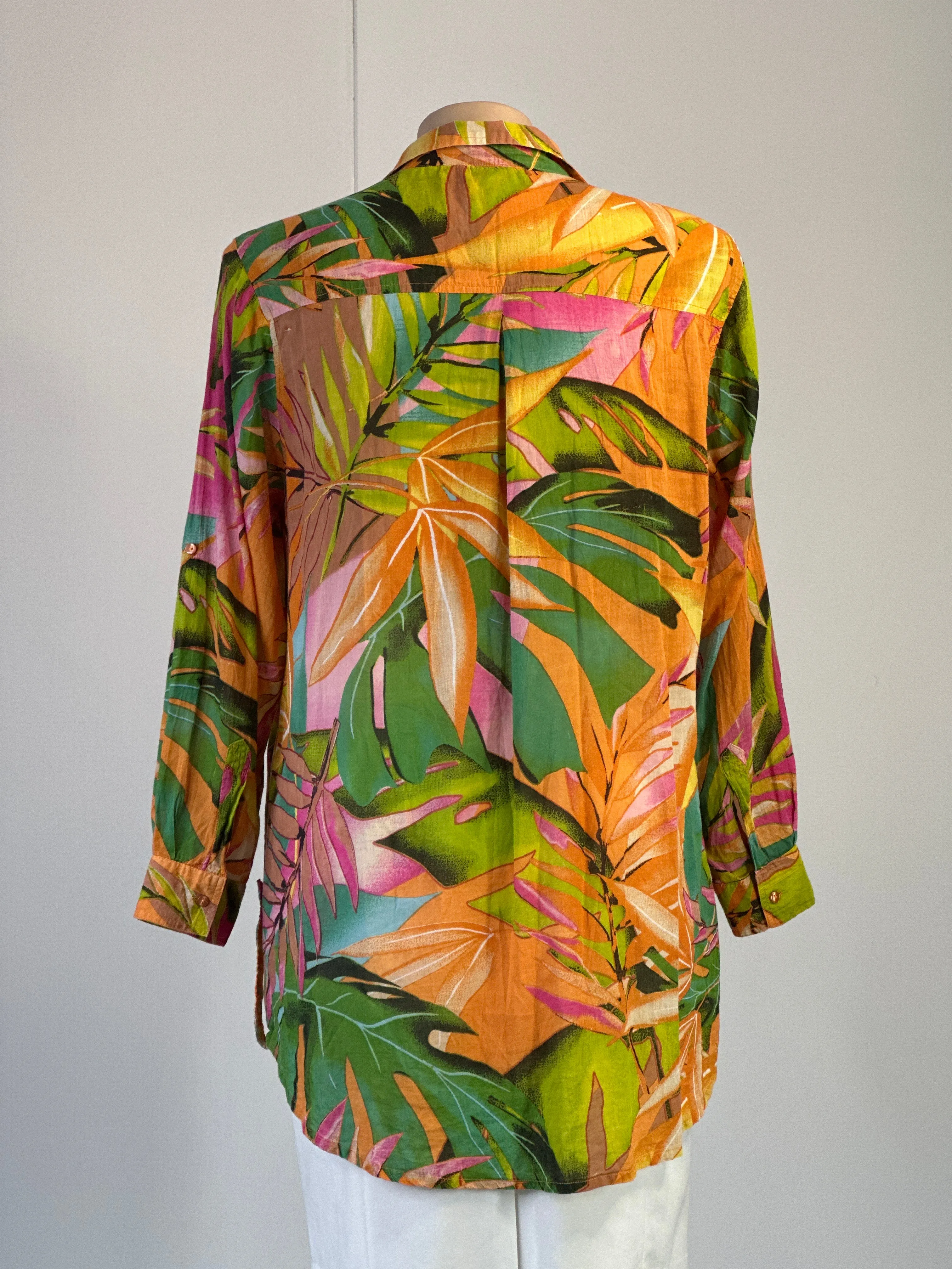 True Destinations | shirt | size 18 | long sleeve | 100% cotton