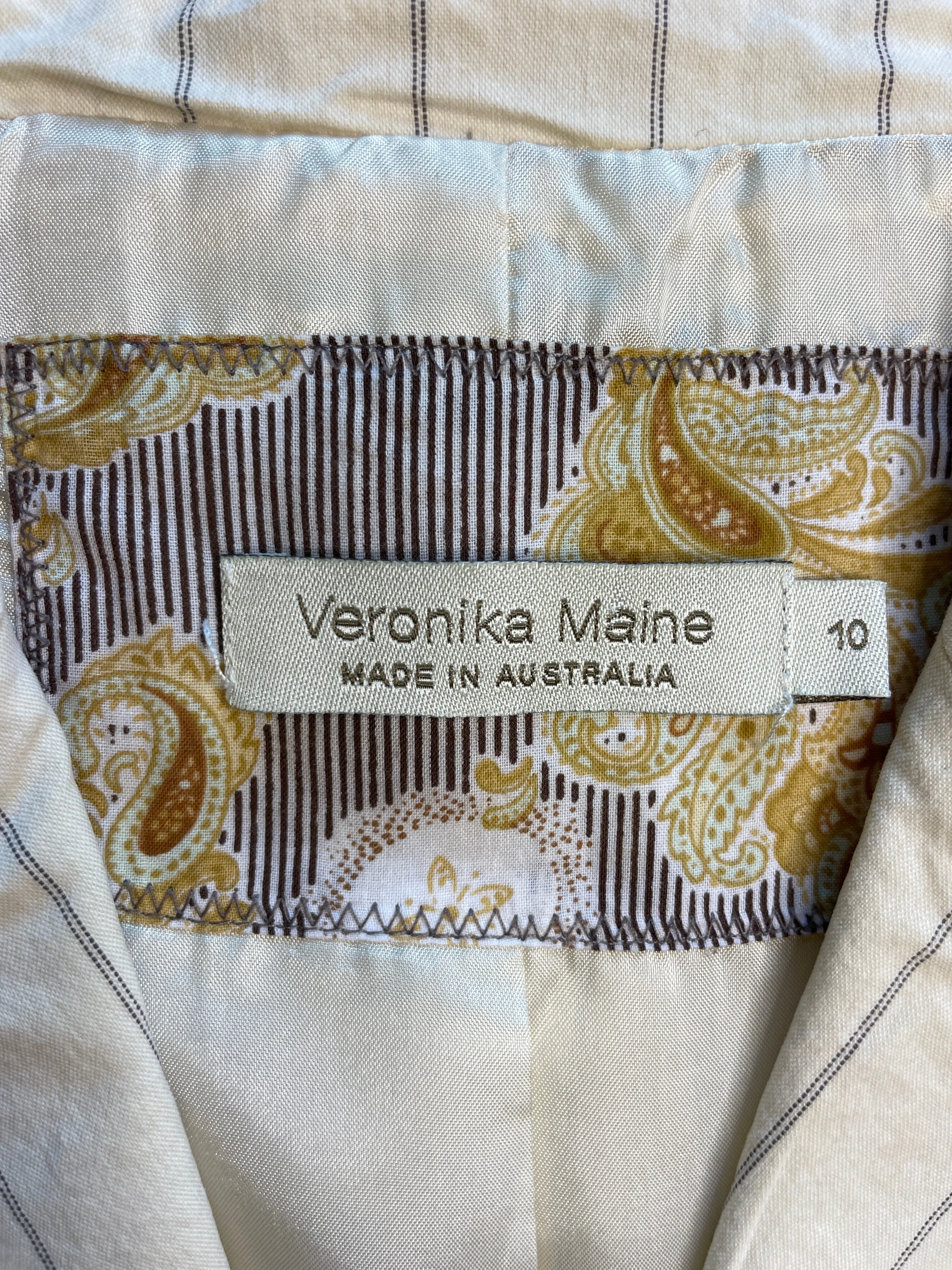 Veronika Maine | jacket | size 10 | single breasted | made in Australia 🇦🇺
