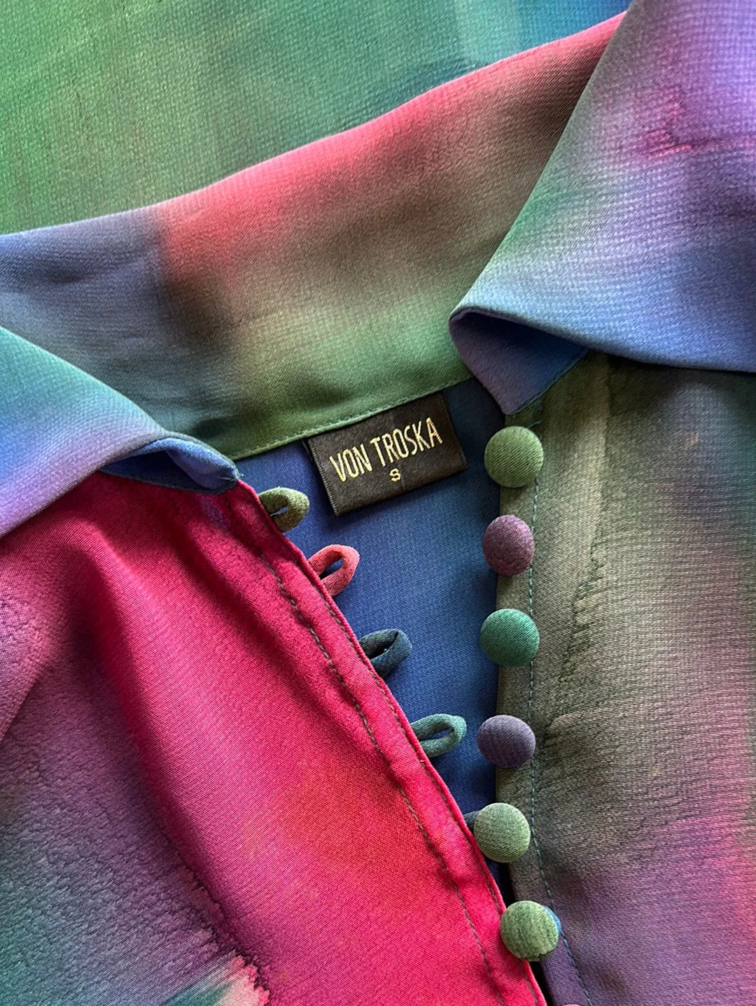 Von Troska | vintage 90's | shirt | size 10 | long sleeve