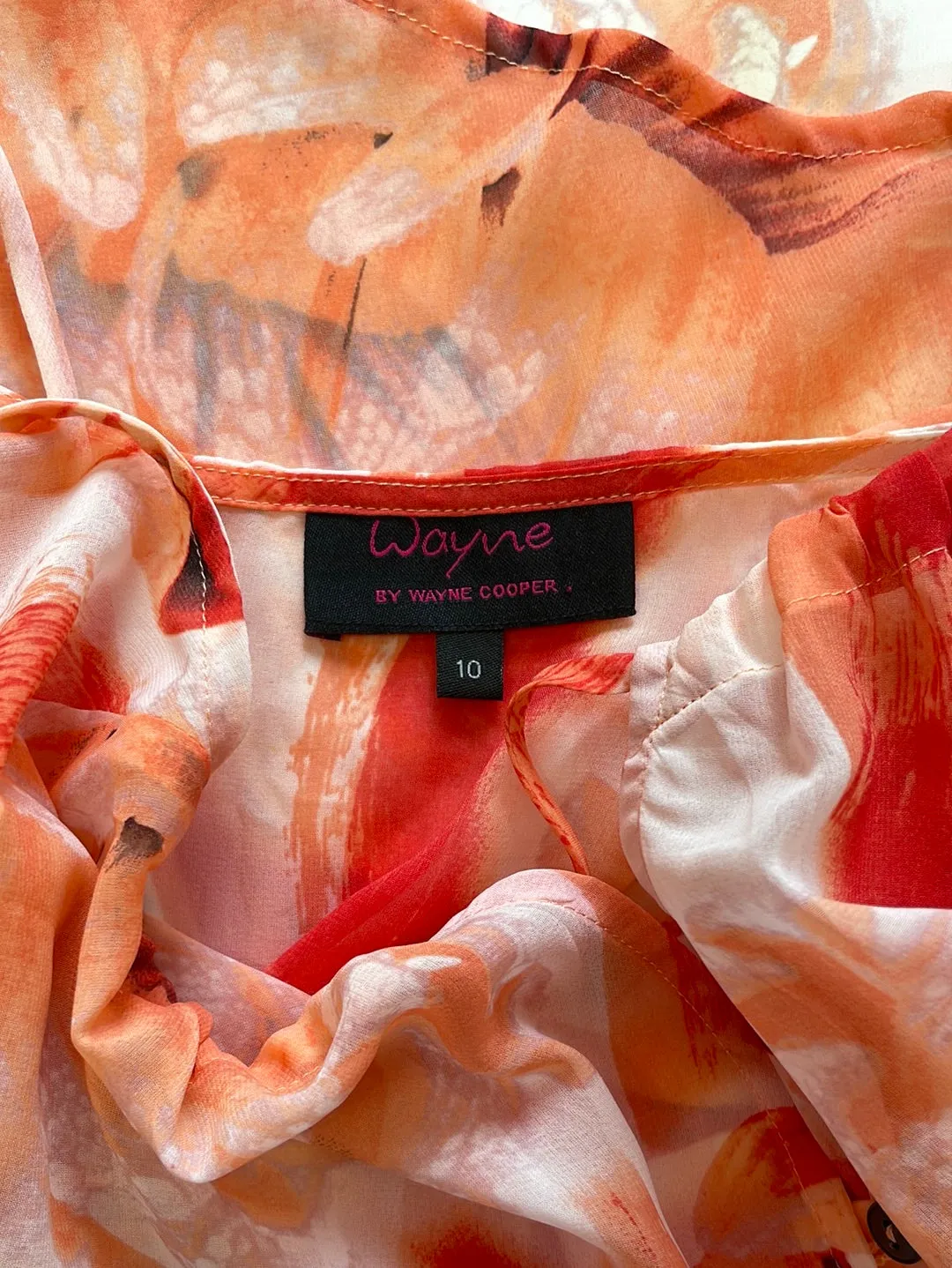 Wayne Cooper | shirt | size 10 | long sleeve