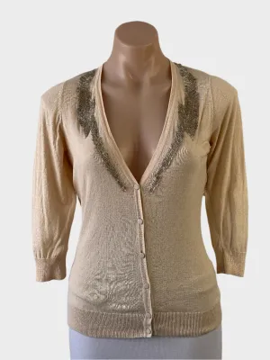 Witchery | cardigan | size 10 | three quarter sleeve | 100% cotton