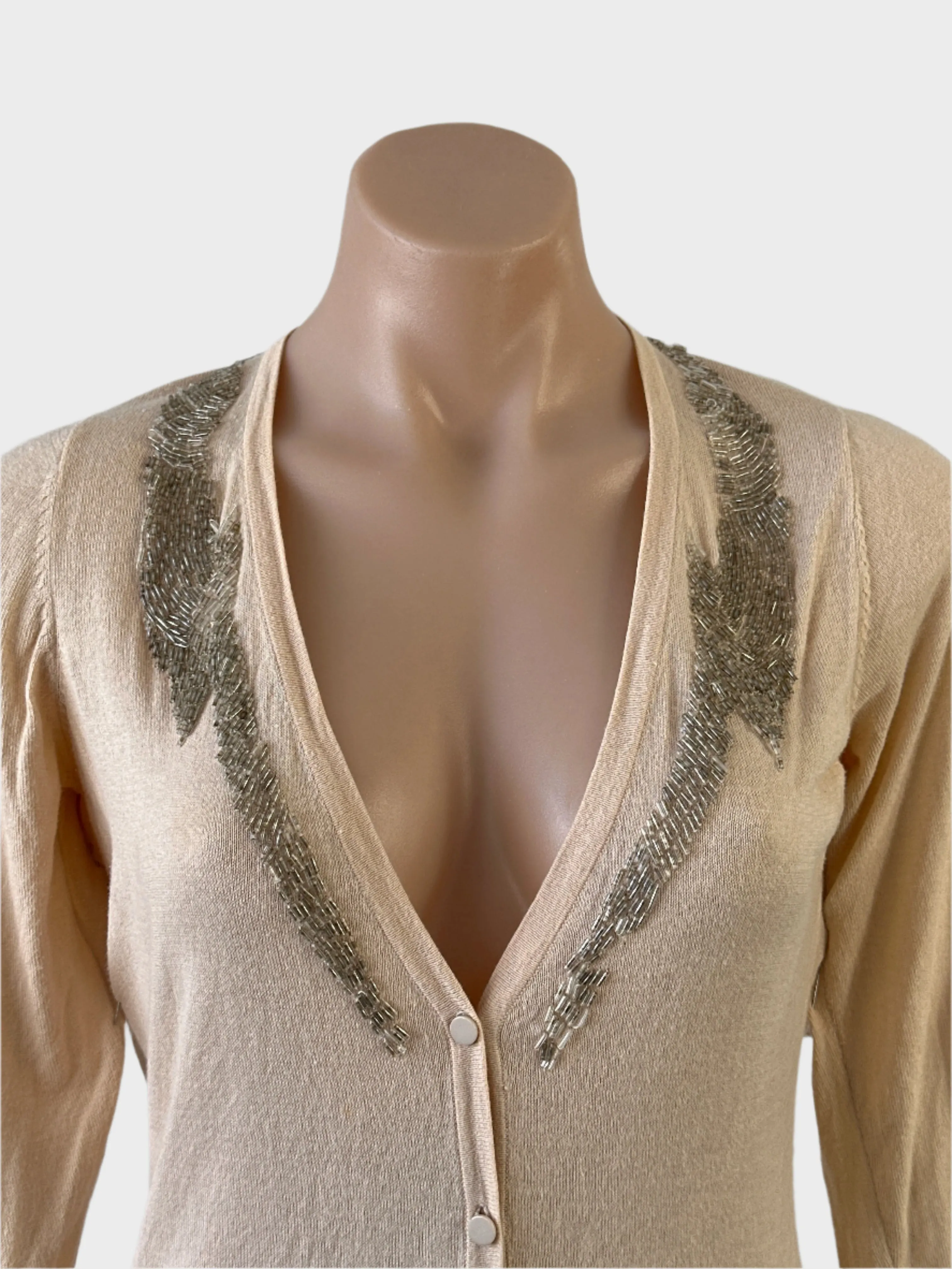 Witchery | cardigan | size 10 | three quarter sleeve | 100% cotton