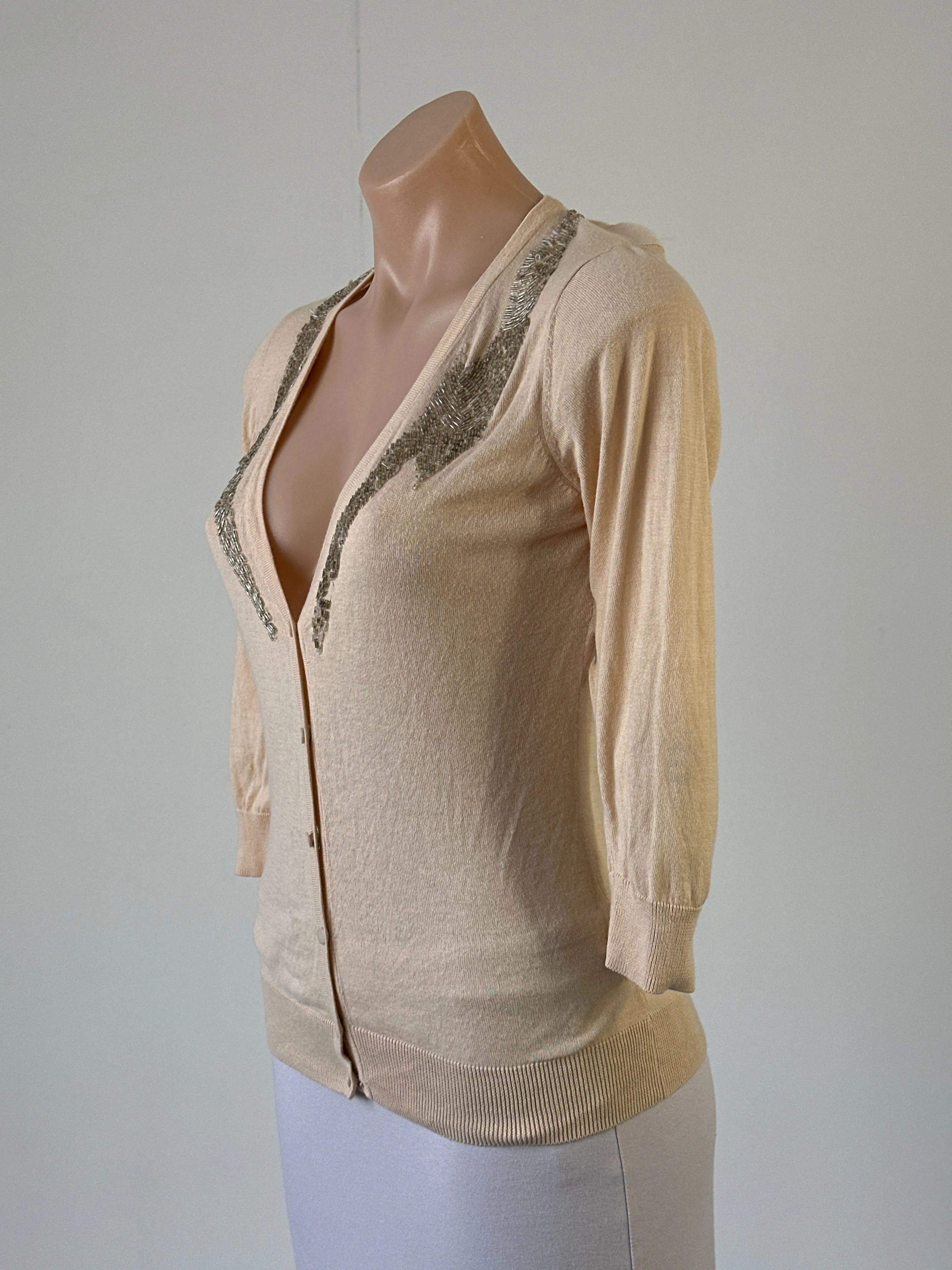 Witchery | cardigan | size 10 | three quarter sleeve | 100% cotton