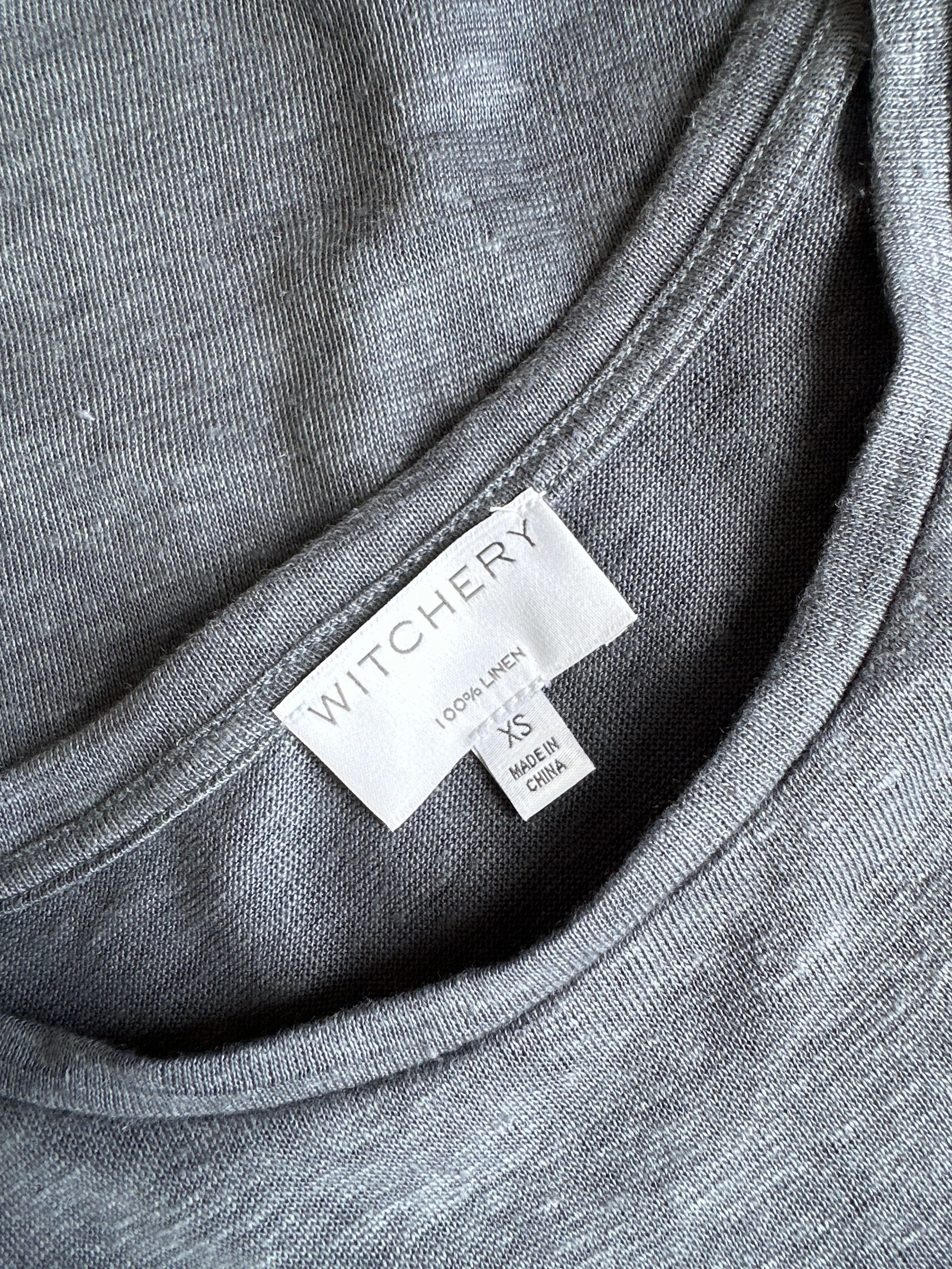 Witchery | top | size 10 | short sleeve | 100% linen