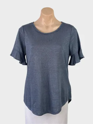 Witchery | top | size 10 | short sleeve | 100% linen